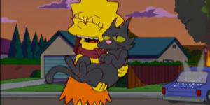Cómo se llama el gato de los Simpson